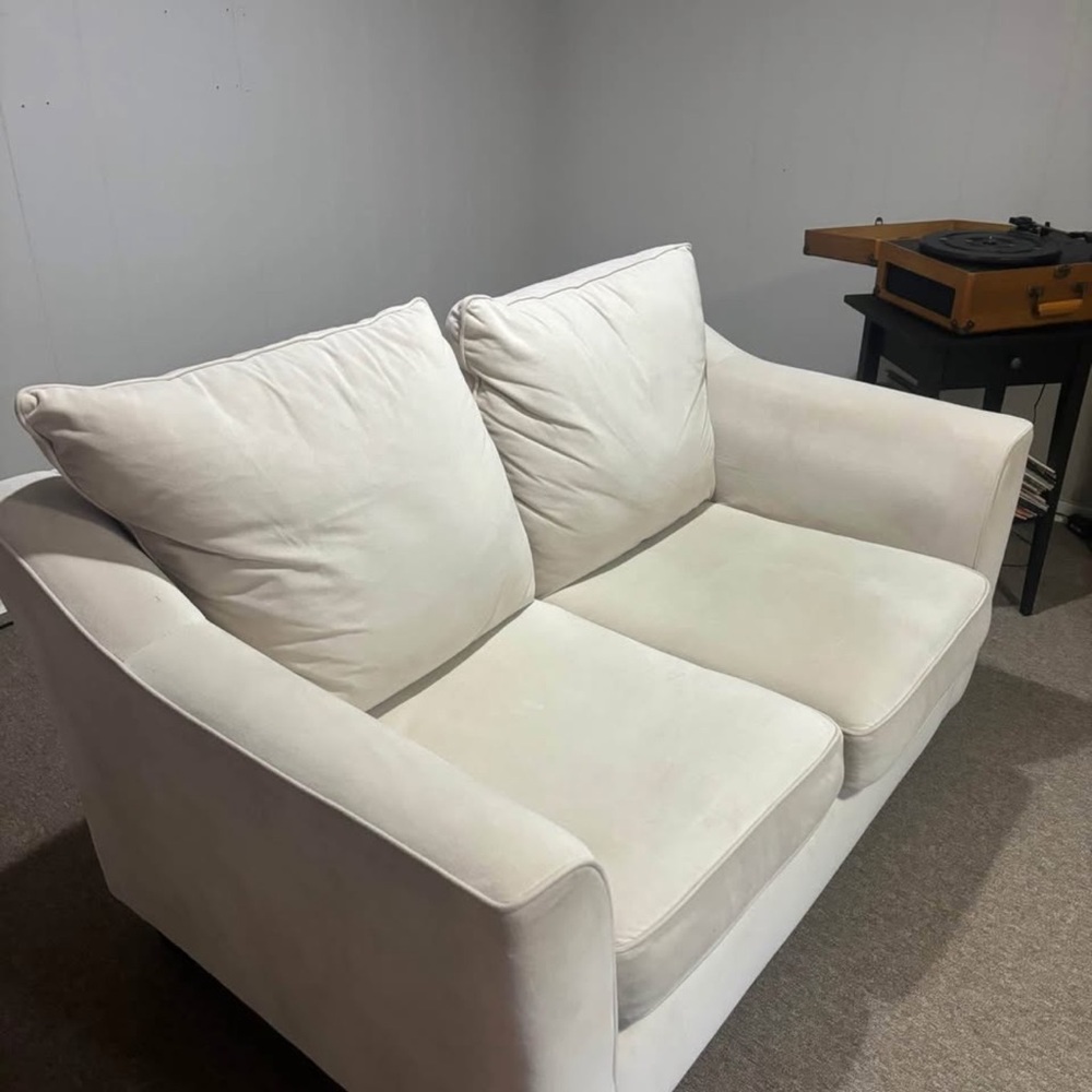 Elegant Cream Loveseat